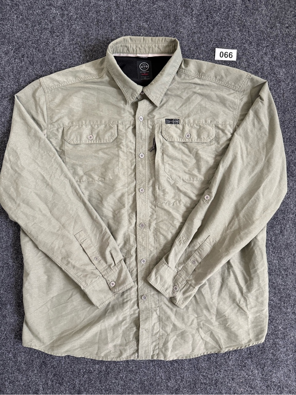 Wrangler All Terrain Gear Mens XXL Button Down Shirt Regular Fit Long Sleeve